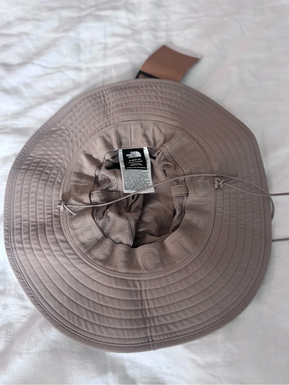 The North Face Men's Tan Boonie Hat with Chin Cord